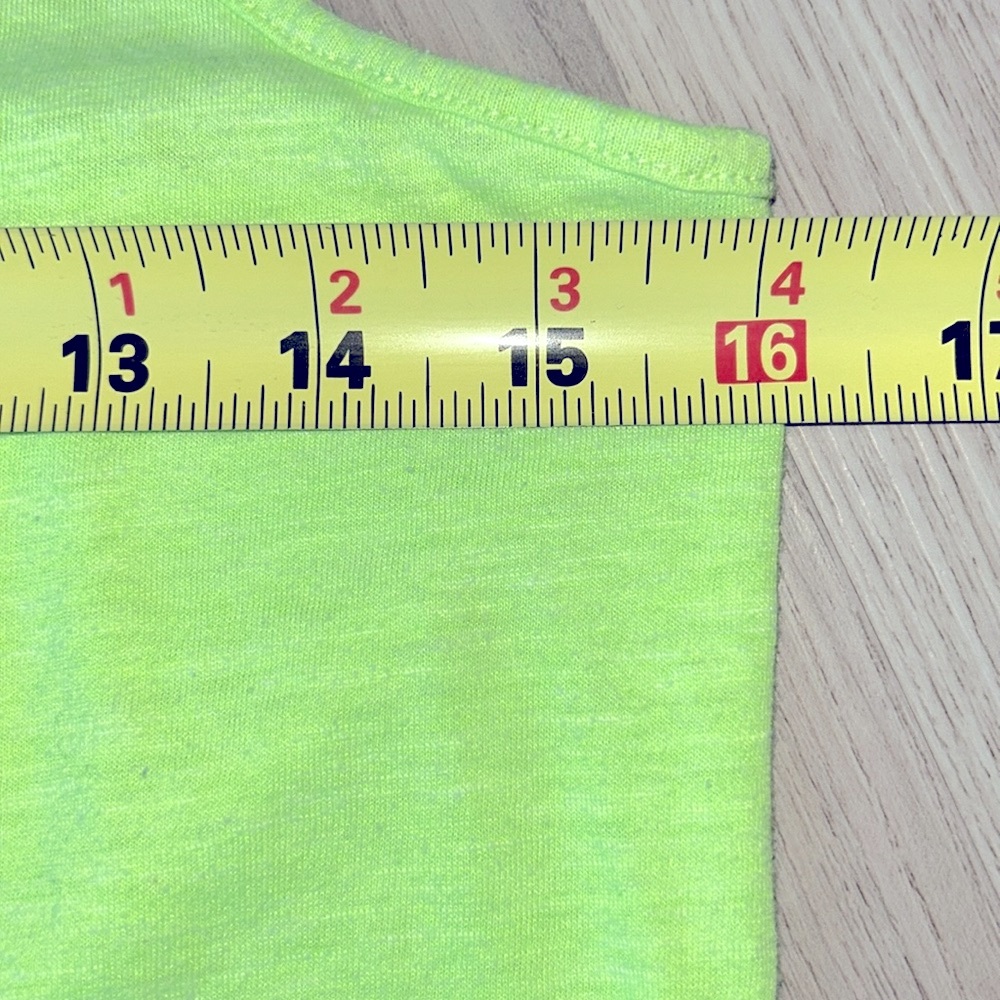 PINK BY Victoria’s Secret Women's Tank Top Lime L Racer Back Casual Athletic - Picture 8 of 12
